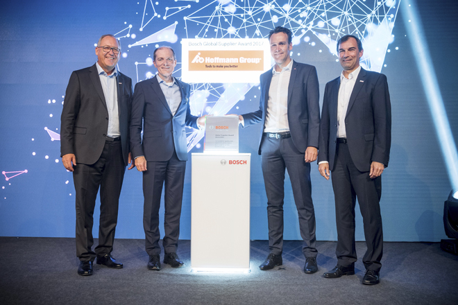 HOFFMANN Group ha sido galardonado con el premio Bosch Global Supplier. 