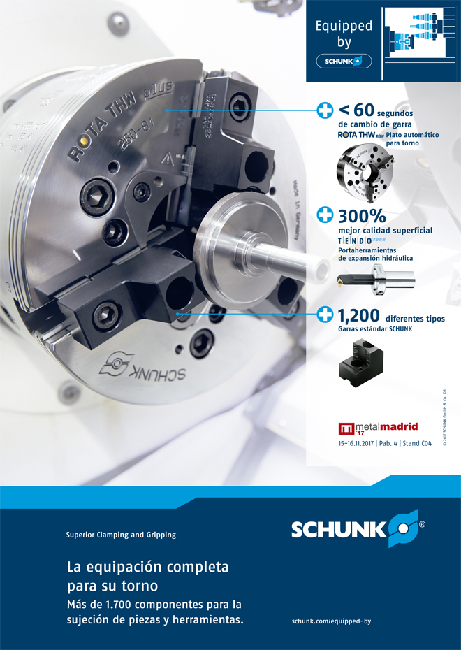 SCHUNK: La equipación completa para su centro de mecanizado