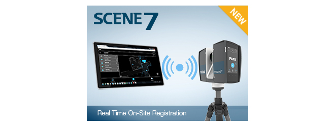 FARO® presenta SCENE 7.0 para un registro in situ en tiempo real