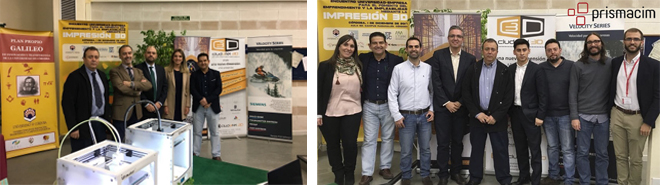 PRISMACIM: Primer Encuentro Universidad-Empresa para el Fomento del Emprendimiento y la Empleabilidad Mediante la Impresión 3D 