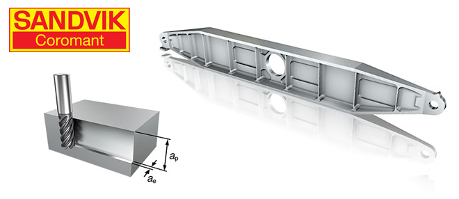 SANDVIK COROMANT: Fresado fiable en cavidades profundas y esquinas estrechas 