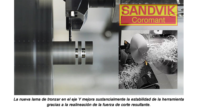 SANDVIK: Divida y vencerá con las últimas herramientas de tronzado de Sandvik Coromant 