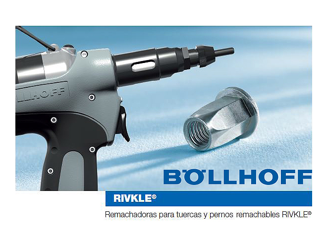 BÖLLHOFF Remachadoras RIVKLE: nuevo catálogo con toda la oferta de remachadoras BÖLLHOFF