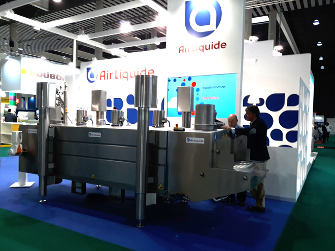 AIR LIQUIDE presenta sus novedades para el sector alimentario en FoodTech 2018