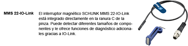 SCHUNK: Sensor magnético con función de aprendizaje y con IO-Link