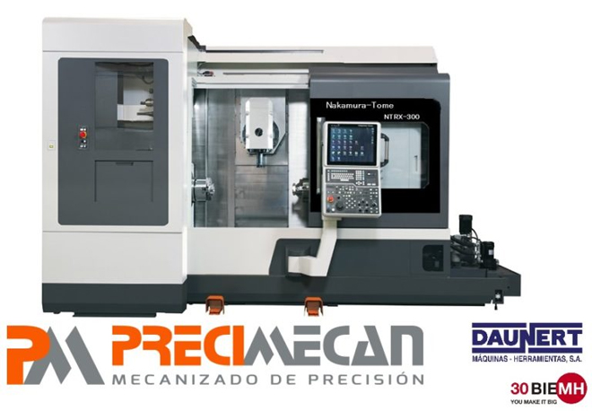 PRECIMECAN estrena el nuevo torno multitarea de NAKAMURA-TOME NTRX-300