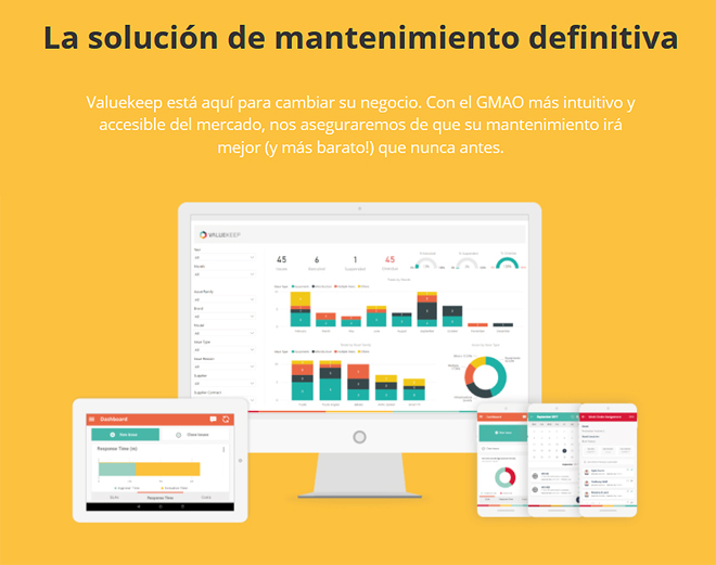 VALUEKEEP: El software GMAO de Manufacturing