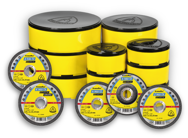 Kronenflex® Box: El embalaje seguro, inteligente y potente de los discos de corte de altas prestaciones
