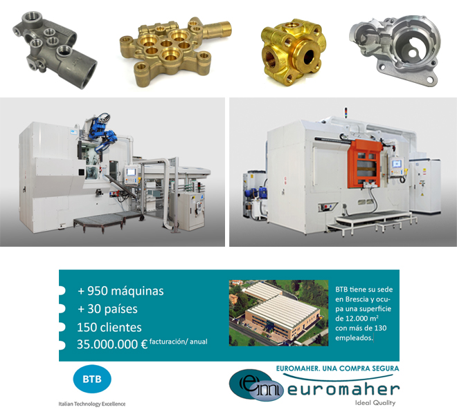 EUROMAHER Completa sus soluciones para procesos complejos de mecanizados