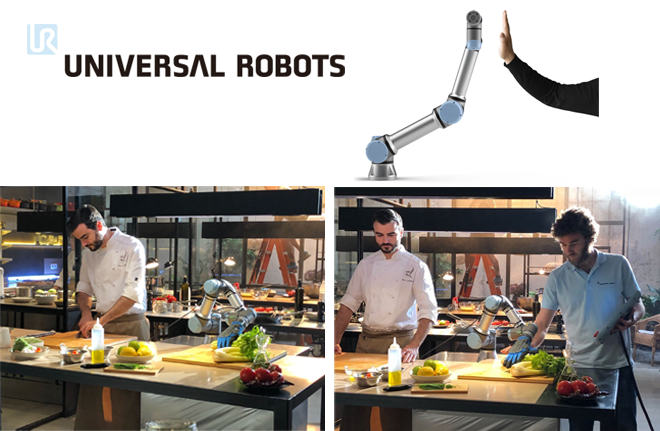 UNIVERSAL ROBOTS: Un robot UR3 utilizado en el nuevo spot de TV por su gran flexibilidad y simplicidad de programación