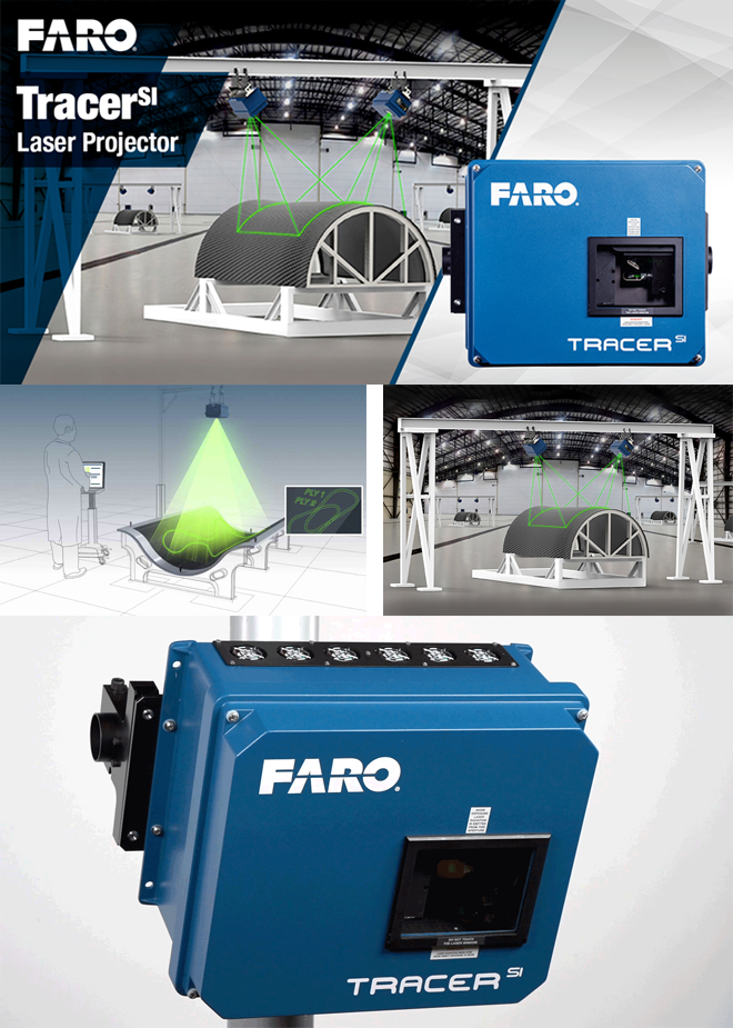 FARO® presenta TracerSI para la proyección e inspección