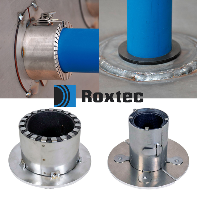 ROXTEC presenta nuevos sellos para tuberías de plástico para su uso en estructuras de aluminio
