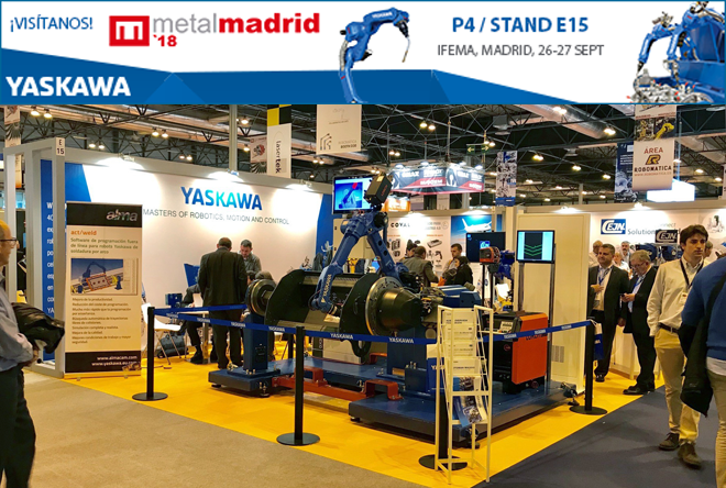 YASKAWA apuesta por la soldadura robotizada en Metalmadrid 2018