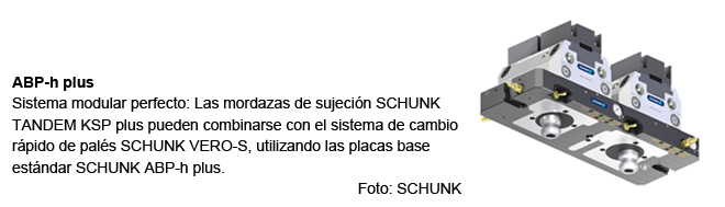 SCHUNK: Sujeción fija de la pieza de trabajo
