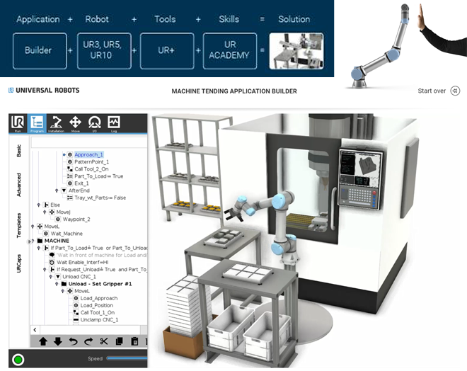 UNIVERSAL ROBOTS Nueva Aplicación Builder