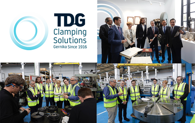 TDG Clamping Solutions: El Lehendakari inaugura el museo histórico de TDG Clamping Solutions y celebra el centenario de la compañía 