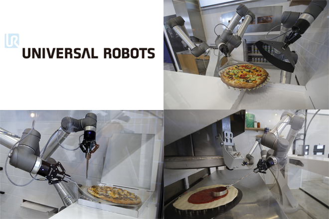 UNIVERSAL ROBOTS; primer robot para pizzas concepto tech food good 100% autónomo