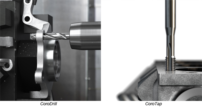 Las más recientes brocas de SANDVIK COROMANT completan la oferta para mecanizado de agujeros en piezas de aluminio de automoción