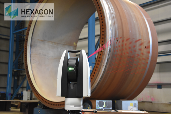 HEXAGON presenta 3D de gran alcance con el primer Scanning Láser Tracker