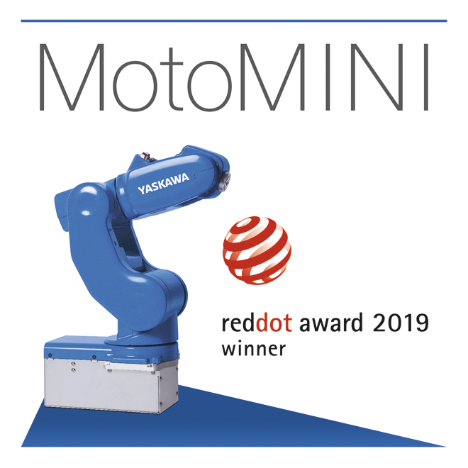 El robot MotoMINI de Yaskawa recibe el Red Dot Award 2019