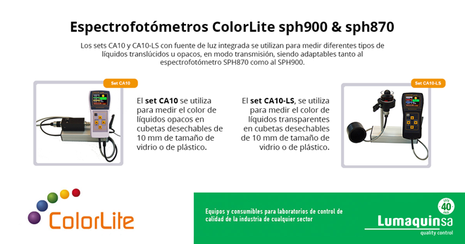 LUMAQUIN: Espectrofotómetros ColorLite sph900 & sph870