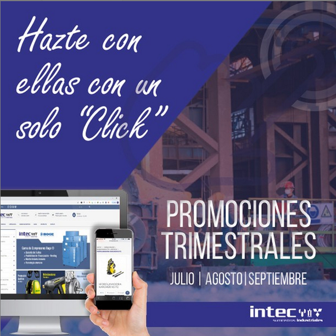SUMINISTROS INTEC: Arrancamos Julio y te traemos las Promociones Trimestrales que hemos preparado para ti. SUMINISTROS INTEC: Arrancamos Julio y te traemos las Promociones Trimestrales que hemos preparado para ti.