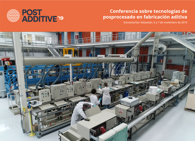 CIDETEC: Conferencia sobre Tecnologías de Posprocesado en Fabricación Aditiva