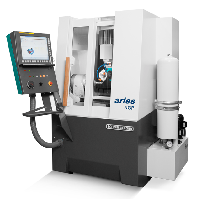 ARIES NGP: La máquina más pequeña de afilado CNC de 5 ejes