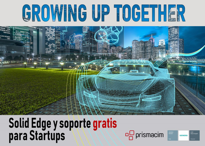 PRISMACIM: Solid Edge y soporte gratis para Startups