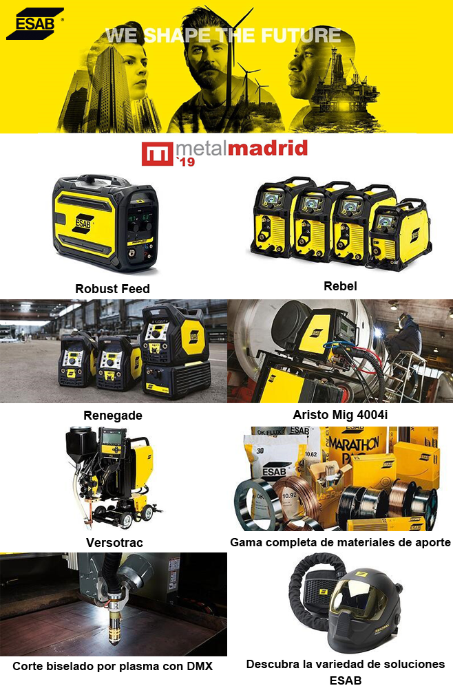 Las últimas soluciones de ESAB en METAL MADRID