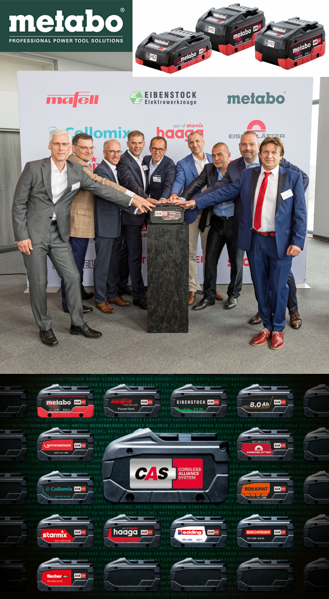 METABO: alianza Cordless Alliance System (CAS)