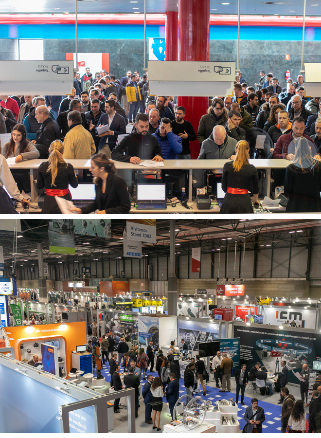 RÉCORD DE VISITANTES Y EXPOSITORES EN METALMADRID 2019