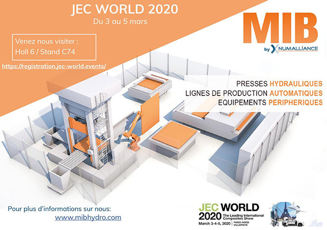 NUMALLIANCE participara un año más en el próximo certamen de JEC WORLD