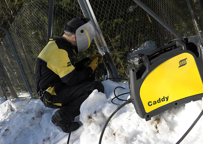 ESAB: Sistemas de soldadura inverter Caddy Mig ergonómicos, resistentes y confiables