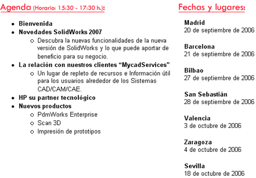 C4-Ibermatica: Jornadas de Presentación SolidWorks 2007