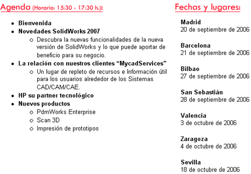 C4-Ibermatica: Jornadas de Presentación SolidWorks 2007