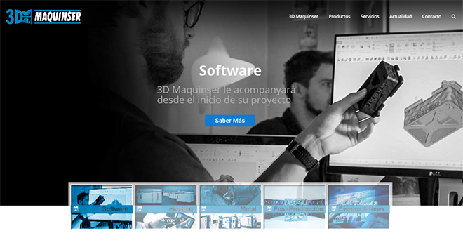 Nueva web de 3D Maquinser