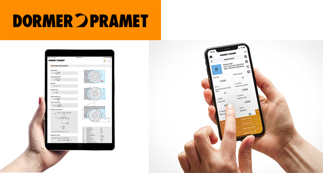 DORMER PRAMET: Nueva APP para el cálculo de datos de corte en mecanizado 