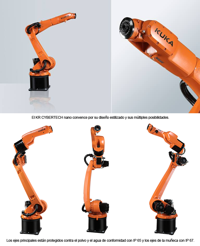 KUKA: Máximo rendimiento y flexibilidad en un diseño esbelto: el nuevo KR CYBERTECH nano.