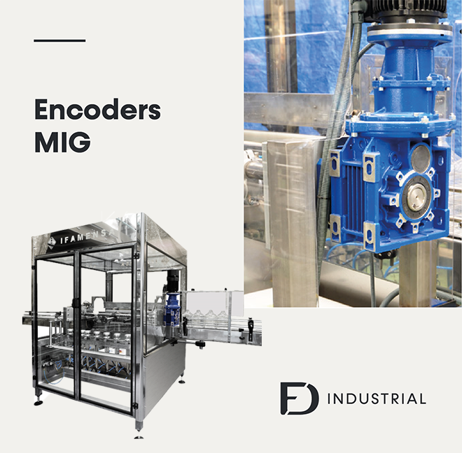 FD Industrial: Encoders en línea de embotellado y envasado