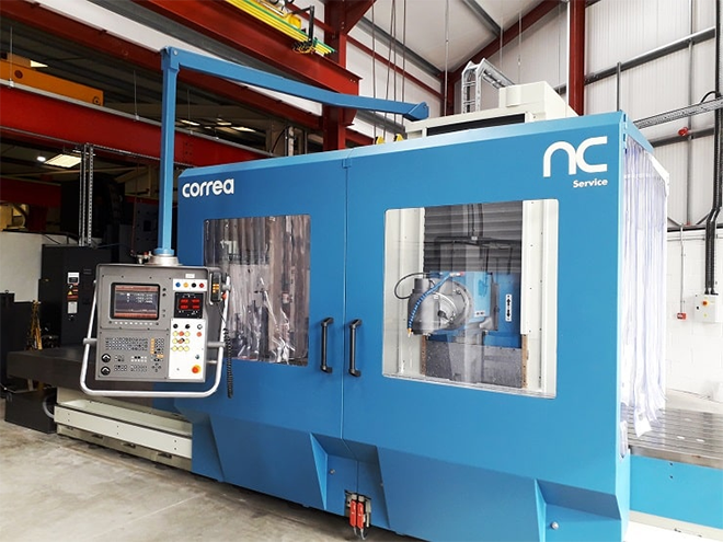 NC SERVICE MILLING MACHINES: Fresadora reconstruida CORREA A30/40 vendida en Inglaterra