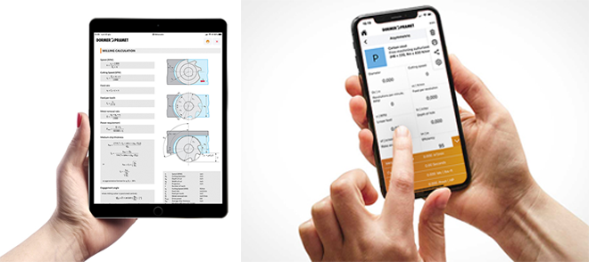 DORMER PRAMET: Nueva APP para el cálculo de datos de corte en mecanizado 