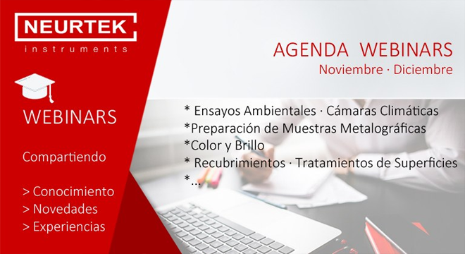 NEURTEK continua con una serie de Webinars novedosas. ¡Descúbrelas!