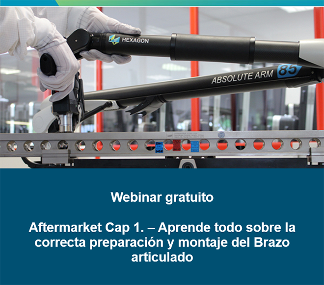 Hexagon Webinar – Aprende todo sobre la correcta preparación y montaje del Brazo articulado