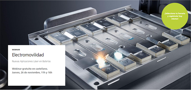 TRUMPF: Webinar Gratuito sobre Electromovilidad