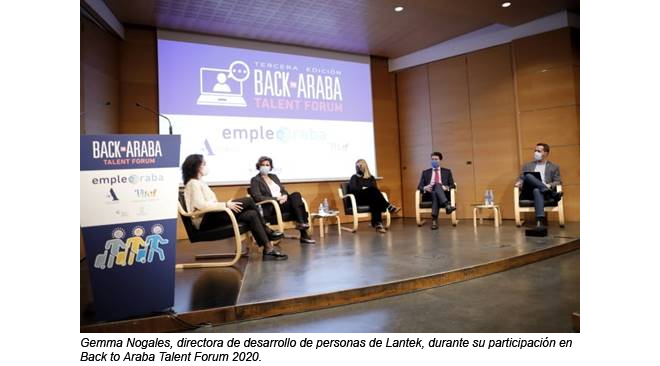 LANTEK muestra su compromiso con el talento y el empleo en Back to Araba Talent Forum 2020