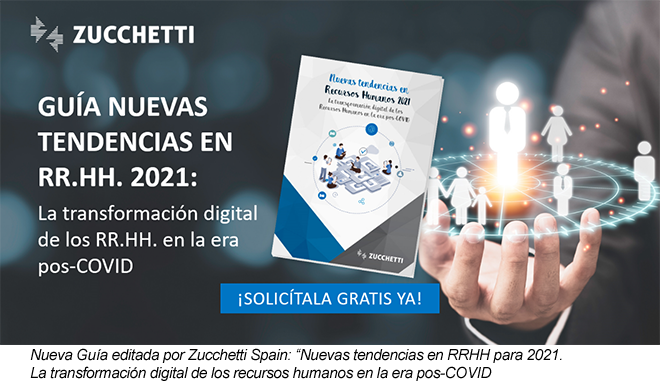 ZUCCHETTI Spain lanza una guía con las claves para la transformación digital de los RRHH en la era pos-COVID