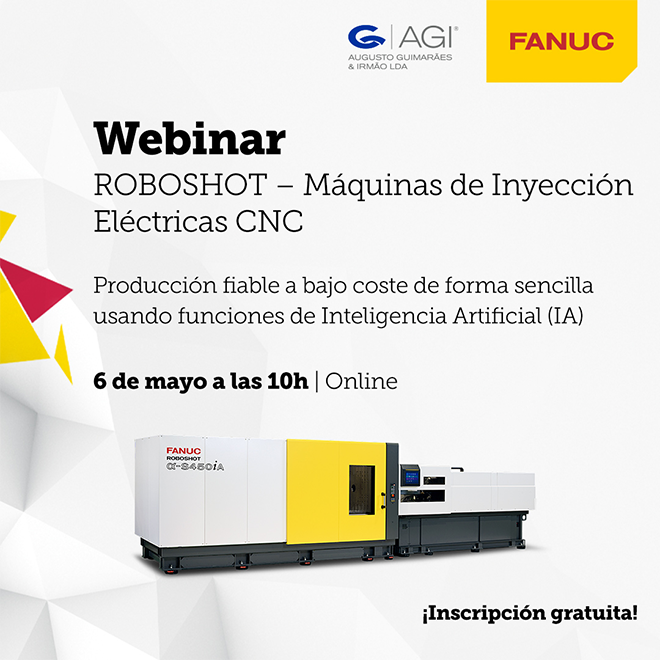 FANUC Webinars: ROBOSHOT, Máquinas de Inyección Eléctricas CNC FANUC Webinars: ROBOSHOT, Máquinas de Inyección Eléctricas CNC
