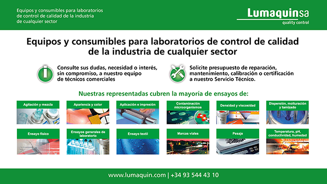 LUMAQUIN - Equipos para laboratorios de control de calidad de la industria de cualquier sector 