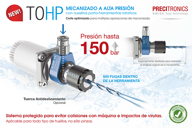 MADAULA: Precitronics presenta su nueva gama de porta-herramientas TOHP
